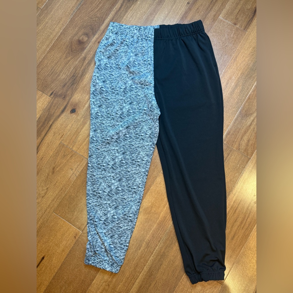 SHOSHO Gray and Black Track Pants Joggers